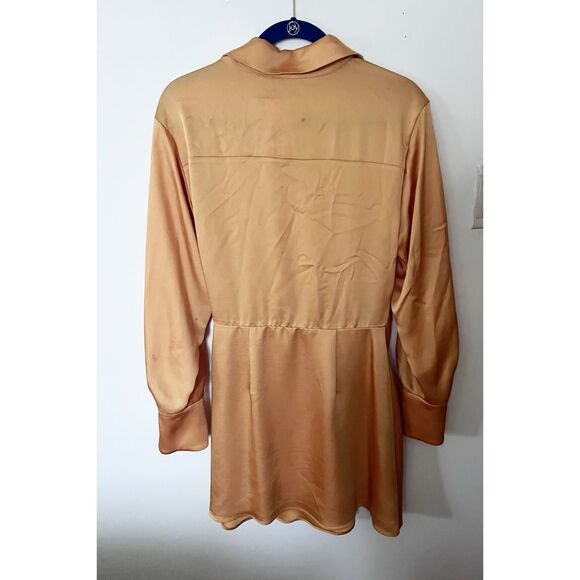 SIMKHAI
Talit Draped Knee-Length Surplice Dress size 6 - Picture 5 of 6